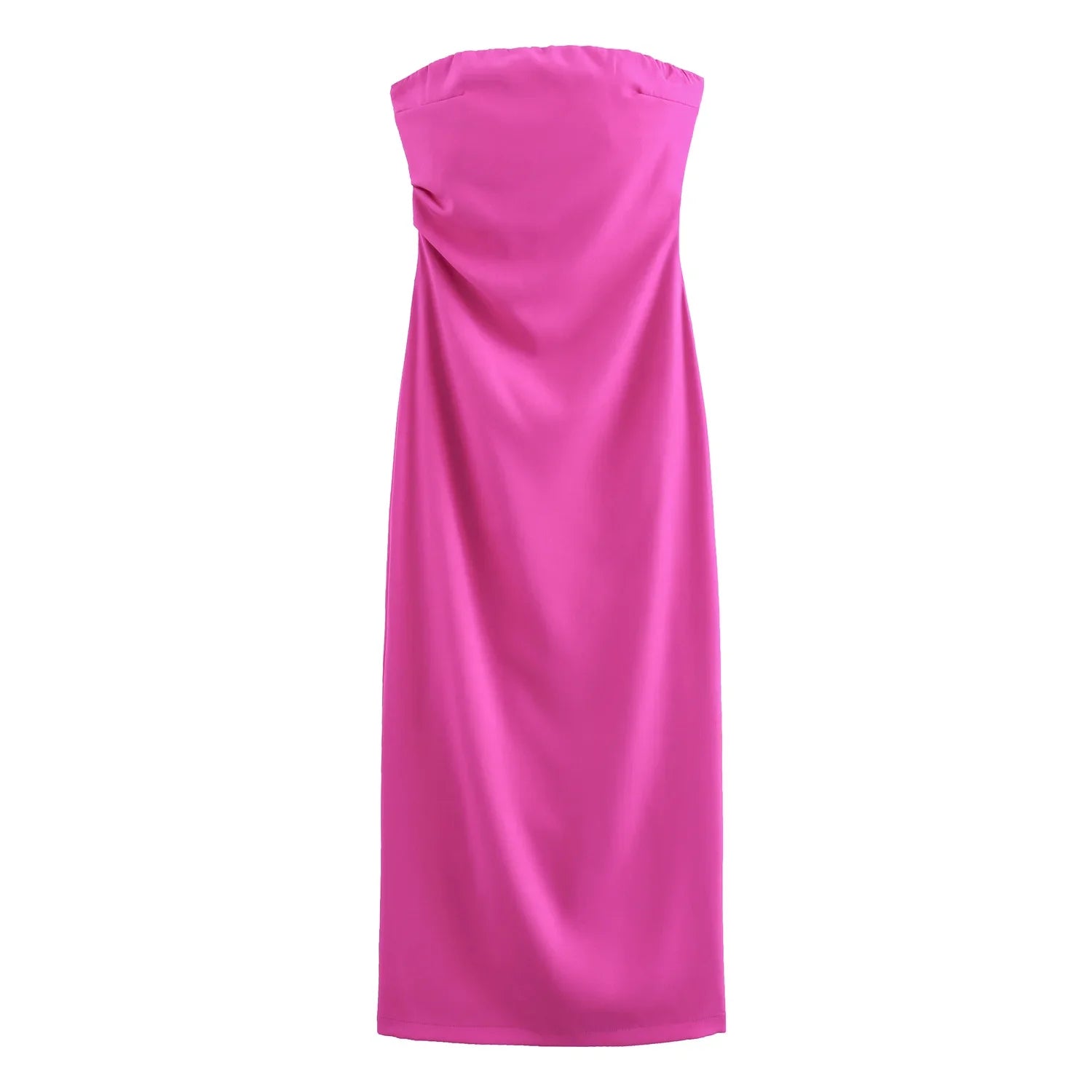 Robe Mi-Longue Drapée — vue 9