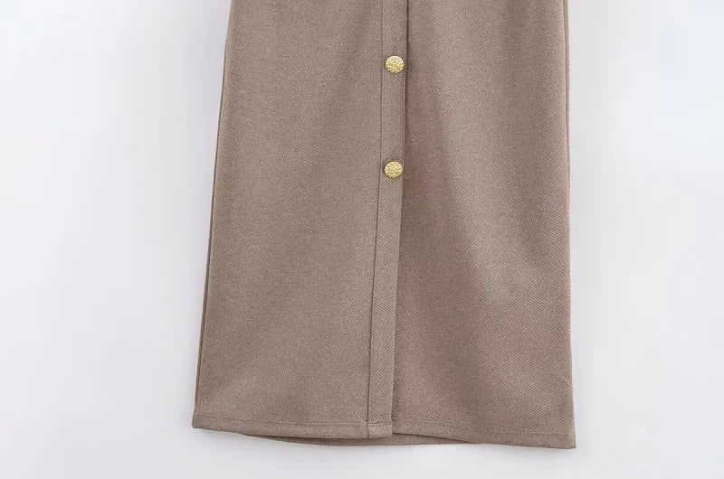 Robe Chemise Drapée — vue 4