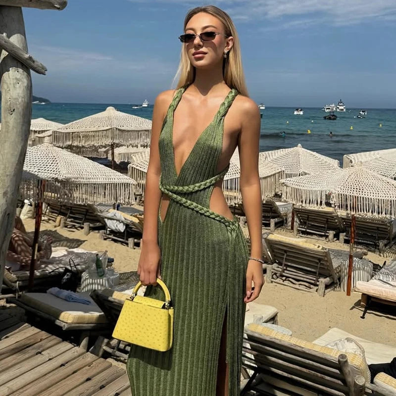 Robe Drapée Dos Nu — vue 9