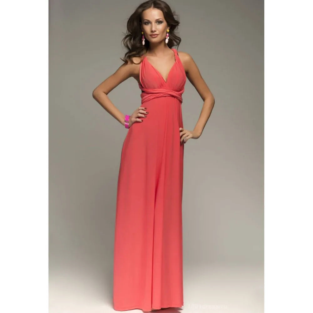 Robe Longue Drapée — vue 20