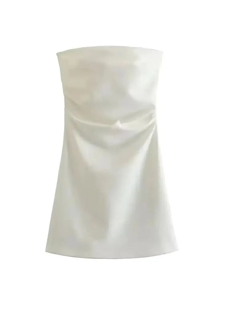 Robe Droite Drapée — vue 3
