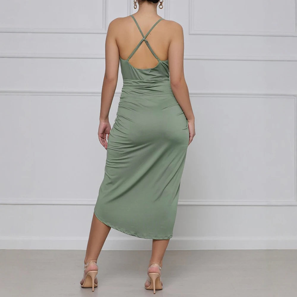 Robe Drapée Devant — vue 3