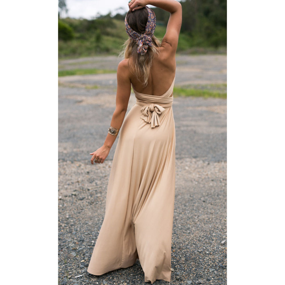 Robe Longue Drapée — vue 10