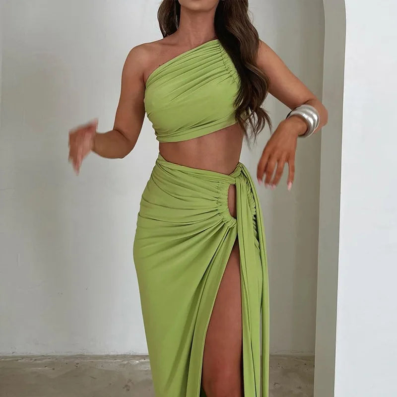 Robe Drapée Asymétrique — vue 7